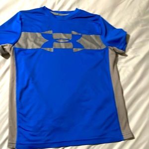 Blue /gray Under Amour Youth Medium t-shirt